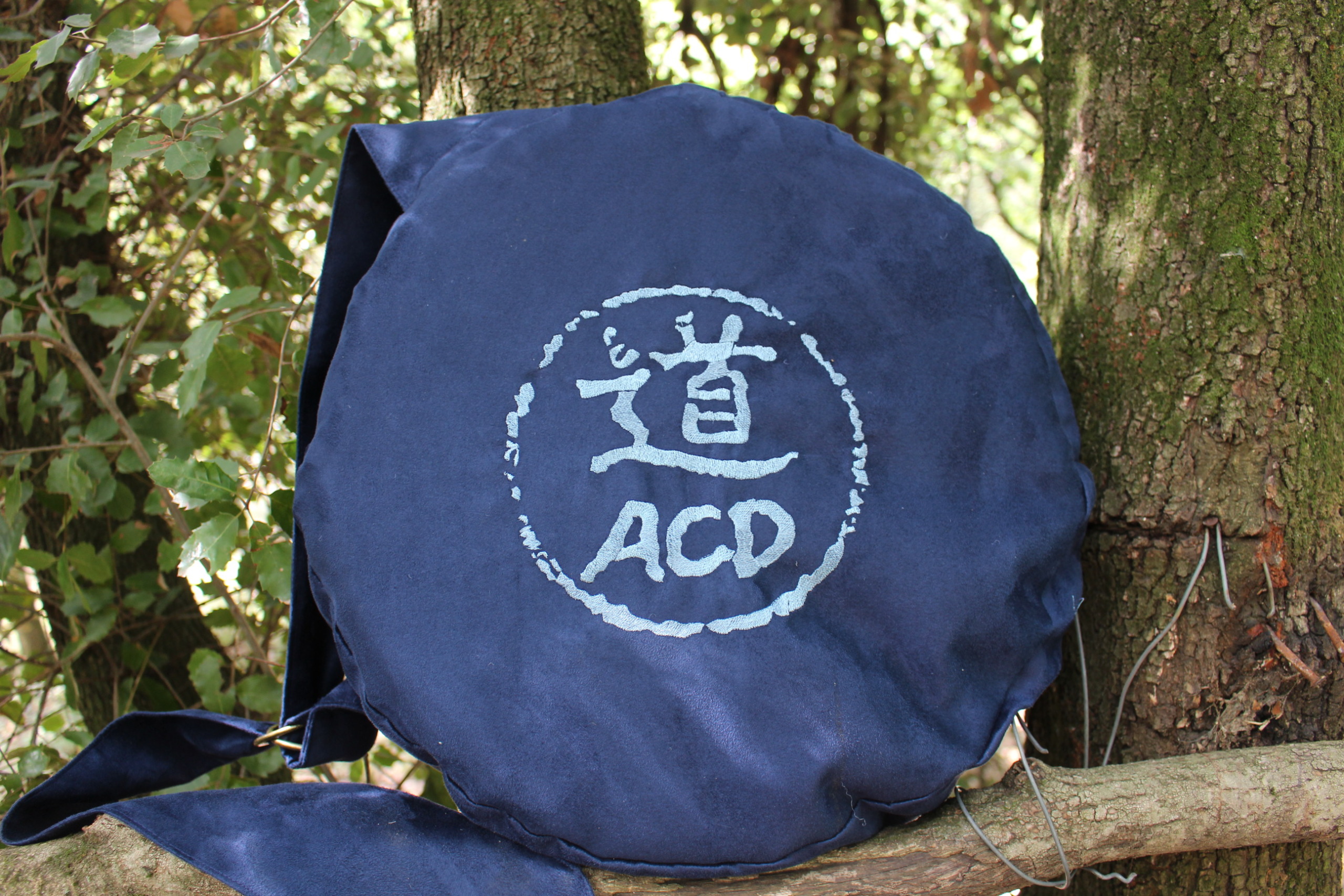 sac pour tambour chamanique avec broderie logo personnel